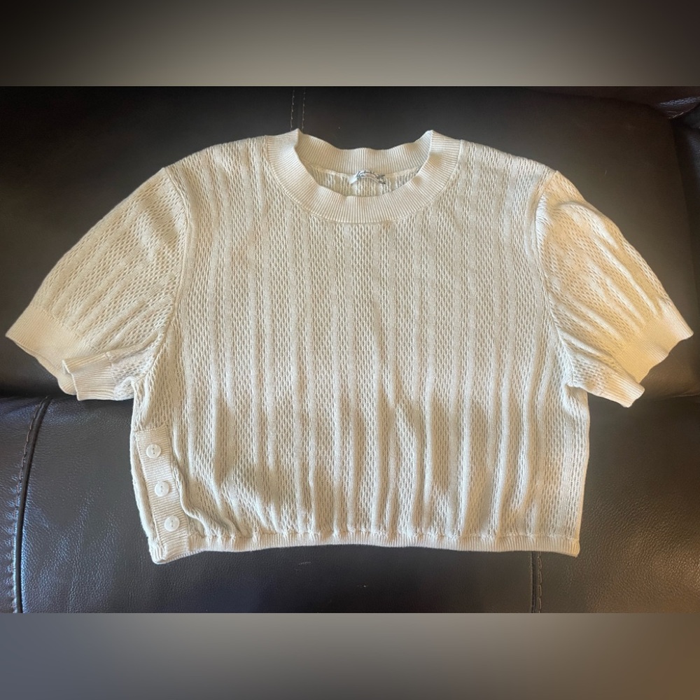 Free people sweater crop top